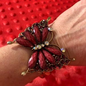 Vintage Butterfly Cuff Bracelet